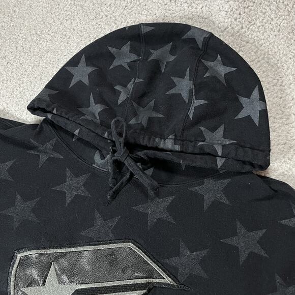 Famous Stars & Straps Hoodie Mens XL Vintage Y2K Sweatshirt Pullover AOP - Picture 6 of 16